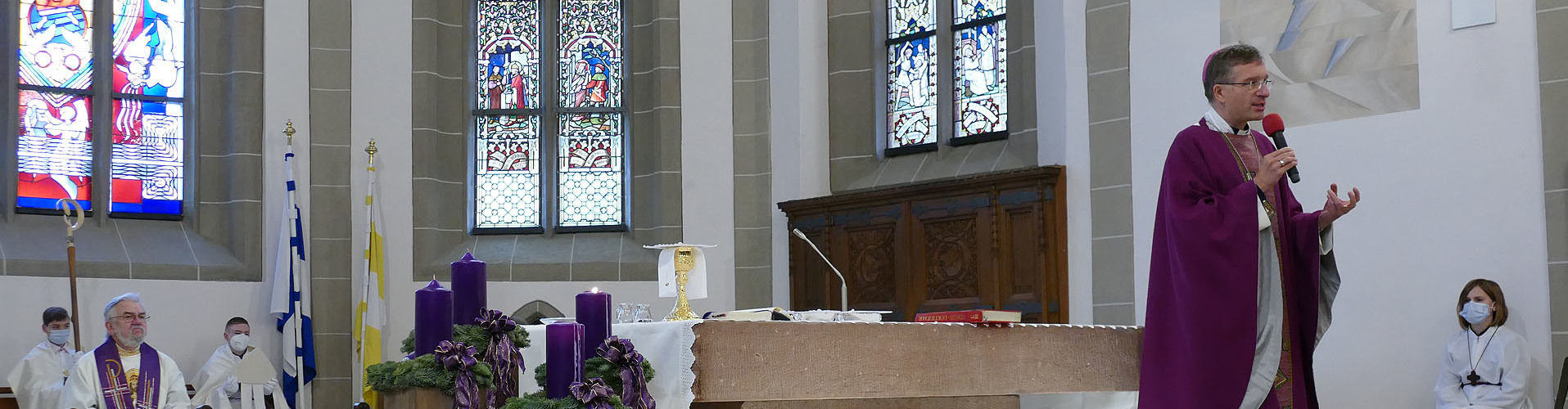 Bischof Dr. Michael Gerber besucht St. Crescentius