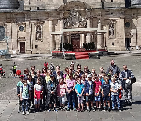 Ausflug der Erstkommunionkinder 2018 aus dem Pastoralverbund St. Heimerad Wolfhager Land