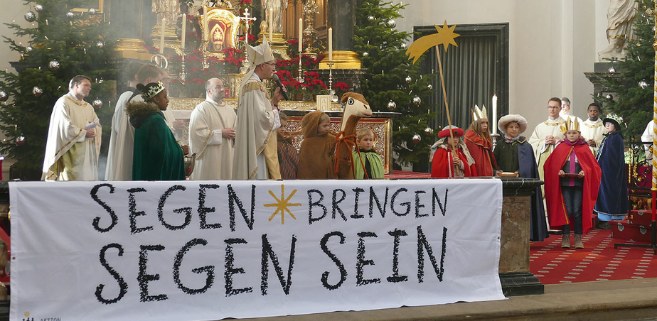 Aussendung der Sternsinger im Hohen Dom zu Fulda