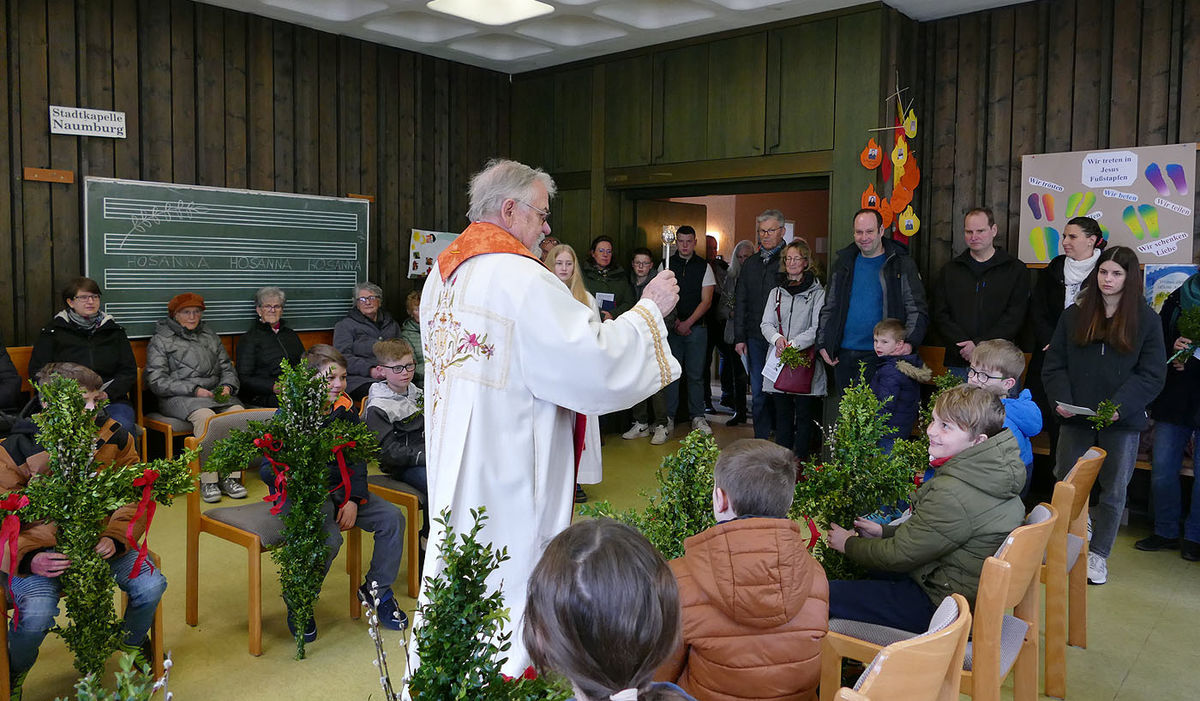 Palmsonntag in St. Crescentius