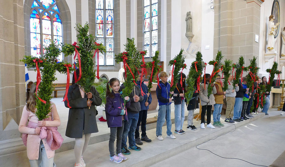 Palmsonntag in St. Crescentius