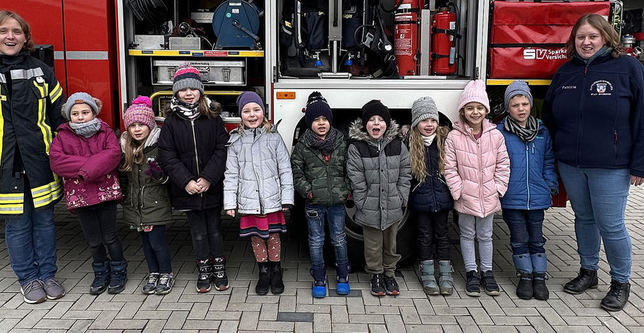 Brandschutzerziehung in der neuen Kindertagesstätte St. Vinzenz in Naumburg 