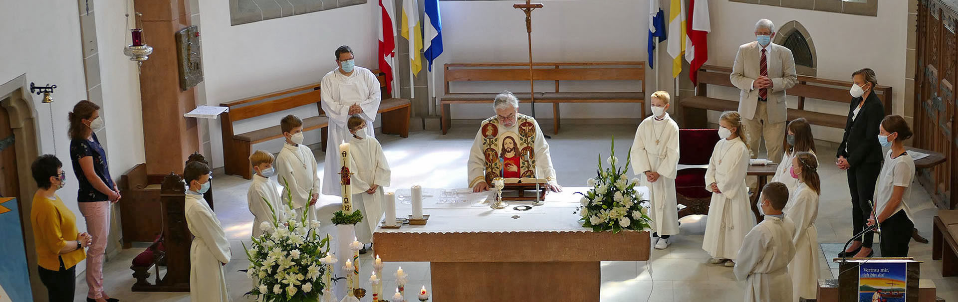 Feier der 1. Heiligen Kommunion in St. Crescentius